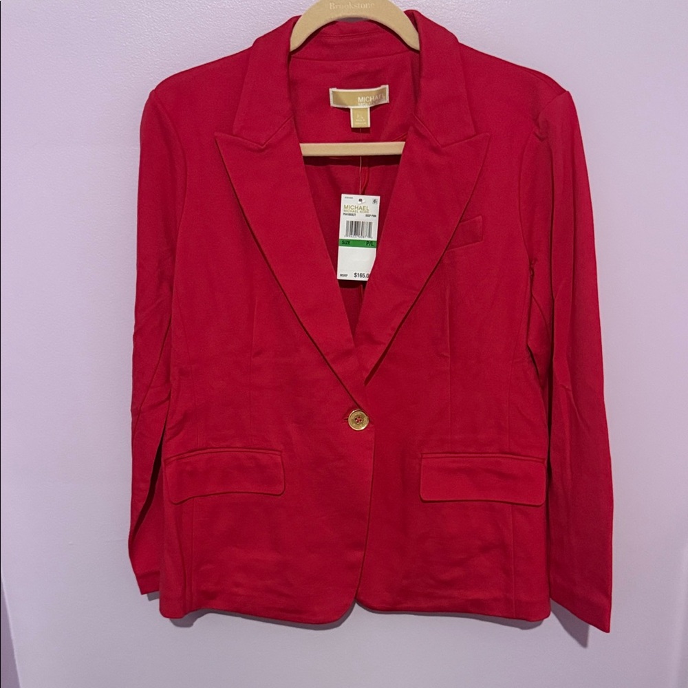 Michael Kors Vibrant Red Blazer